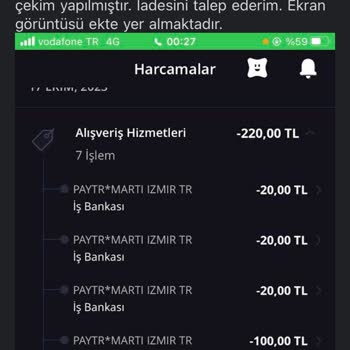 Martı Scoter İade Yapmıyor