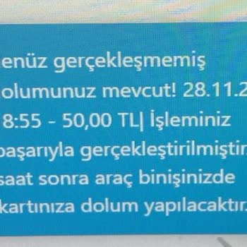 Kent Kart Online'dan Para Yatırdım Bakiyeye Geçmedi