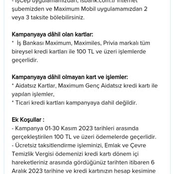 İş Bankası Ticari Kredi Kartı Kampanyasından Ticari Kart Faydalanamaz?