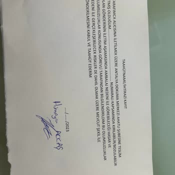 PTT Kargo Zorla Taahhütname İmzalatıyor