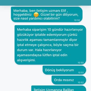 Watsons'tan Aldığım Ürün 15 Gündür Hazırlanıyor