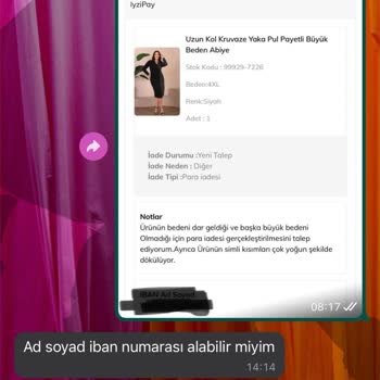 Egz Butik Para İademi Yapmıyor!