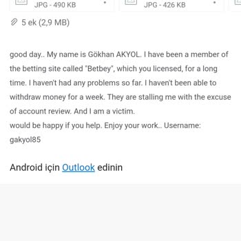 Betbey Para Çekememe Sorunu