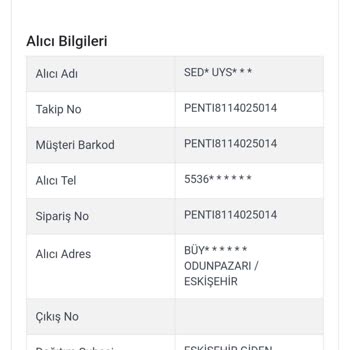 Penti Kayıp Kargo İade