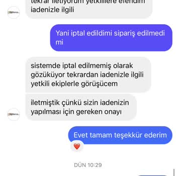 Giybence.com Ürün İptal Edildi İadem Yapılmadı