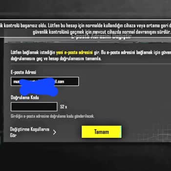 PUBG (Pubgmobile.com) Hesap Sorunu