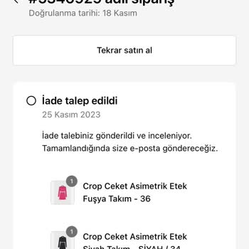 Juste Studio İade Yapamıyorum Çünkü İletişim Yok