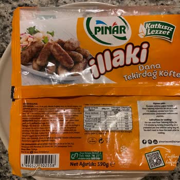 Pınar İllaki Dana Tekirdağ Köfte Adı Altında Satılan "Şey"