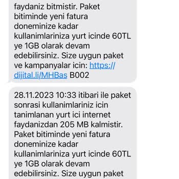 Turkcell İnternetinin Hızlı Tükenmesi
