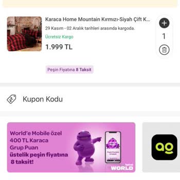 Karaca Home Yanlış Ürün Gönderimi