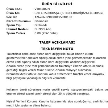 Vestel Giderilemeyen Buzdolabı Arızası