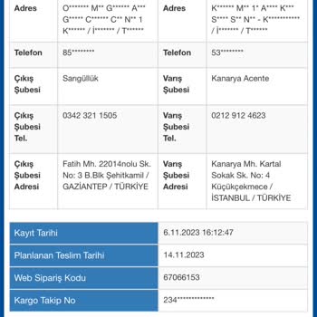 Sürat Kargo Kanarya Şubesi Kargomu Kendi Teslim Aldı