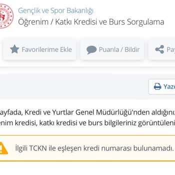 KYK Kredi Ödemesi Yapılmadı