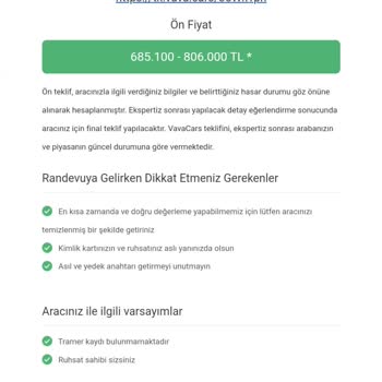Vavacars Ön Teklifleri Yanıltıyor.