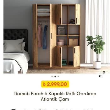 Tiamob Gardırop Ve Eksik Parçaları