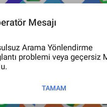 Vodafone'da Arama / Çağrı Yönlendirme Yapamıyorum