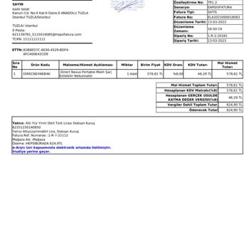 Direct Nexus Nebülizatör Paslanma Sorunu