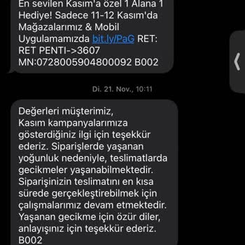 Dağıtımda Olan Ürünlerimi Geri Penti Aldı