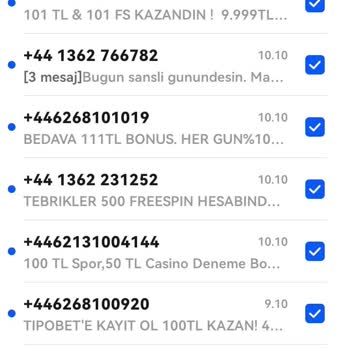 Vodafone+49 Gelen SMS