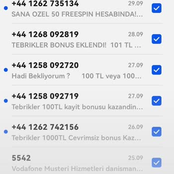 Vodafone+49 Gelen SMS