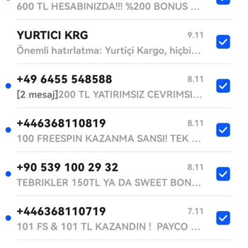 Vodafone+49 Gelen SMS