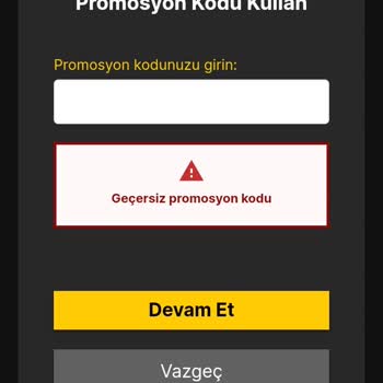 Exxen Digital Kod Geçersiz Hatası