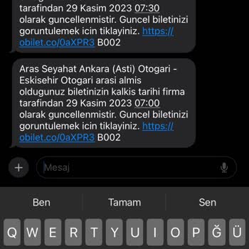 Aras Seyahat Bilet İadesi