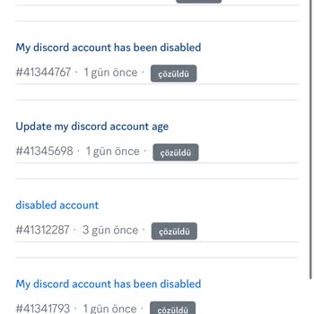 Discord Hesabım -13 Yaş Sebebiyle Kapatıldı