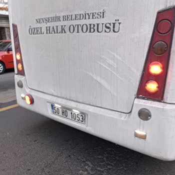 Nevşehir Belediyesi İse Geç Kalmama Neden Olan Şoförün Ders Vermeye Çalışması