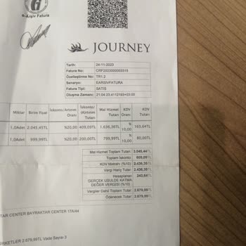 Journey Ürünleri Hatalı Ve Mağaza Değişim Yapmıyor