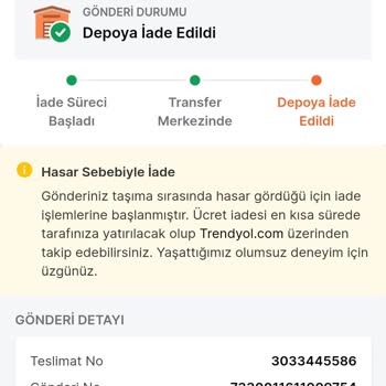 Trendyol Express Teslim Edemediği Kargolar