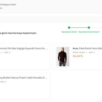 Avva Kargoya Verilemeyen Siparişler