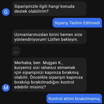 Getir Su Suyu Getirmediği Halde Teslim Edildi Yapıyor.