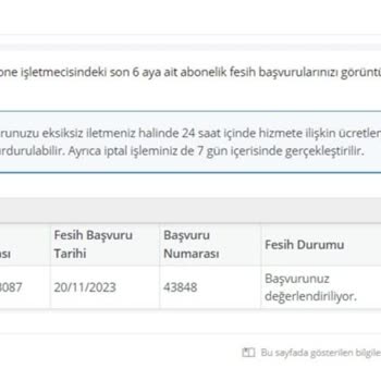 Vodafone Fesih İptali Yapmıyor