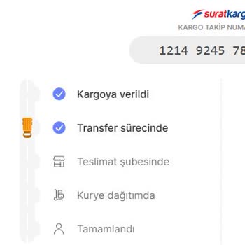 Sürat Kargo'da Ürünlerin Mütemadiyen Gecikmesi