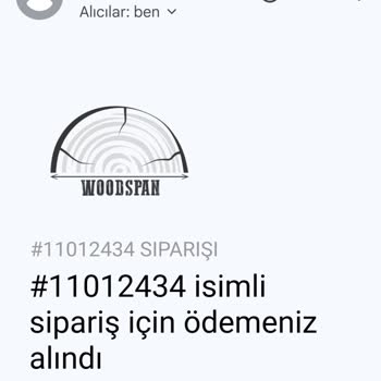 WoodSpan Ücreti Peşin Alınan Ürün Kargolanmadı