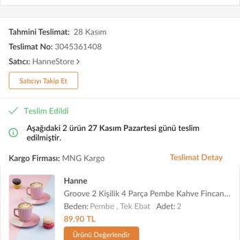 Trendyol Satıcısı Eksik Ürün Temin Edilmemesi