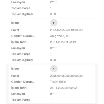 Zara Teslim Alınmayan Ama Teslim Edildi Gösterilen Sipariş