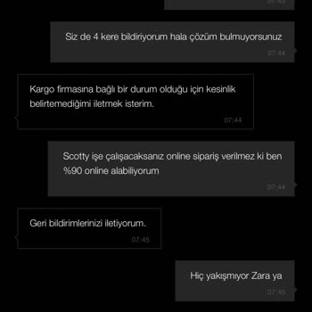 Zara Teslim Alınmayan Ama Teslim Edildi Gösterilen Sipariş