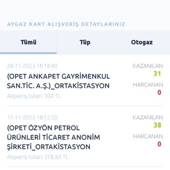 Opet Aygaz 100 TL Kampanyası