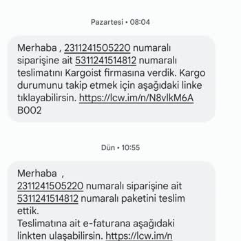 Kargoist Firmasının Kargo Teslim Edemeyişi