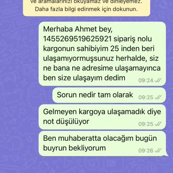 Bir Günde Kargo Kargo Şirketi Teslimat Yapmıyor!