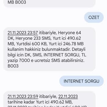 Vodafone İnternet Aşım Paketinin Haksız Olarak Tanımlanması