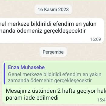 Enza Güzellik Merkezi: Hizmet Alamama Ve Mağduriyet