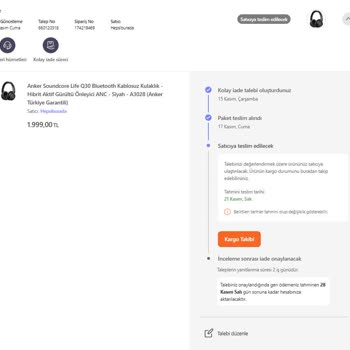 Hepsijet - Hepsiburada İade Teslim Edilmiyor!