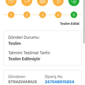 Stradivarius Kargom Teslim Edilmedi