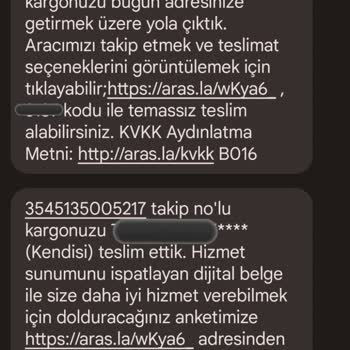 Aras Kargo Teslim Edilmeyen Kargo