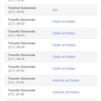 Sürat Kargo Spil Şube Teslim Edilmeyen Kargo