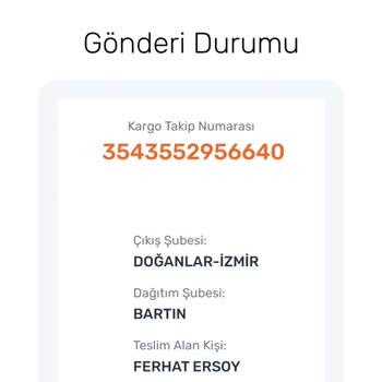 Bartın Aras Kargo Yanlış Teslim