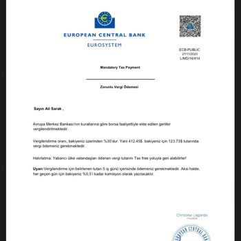 İnteraktif Yatırım Yatırım Hesabımdan Paramı Çekemiyorum Ve Vergi Problemleri Yaşıyorum